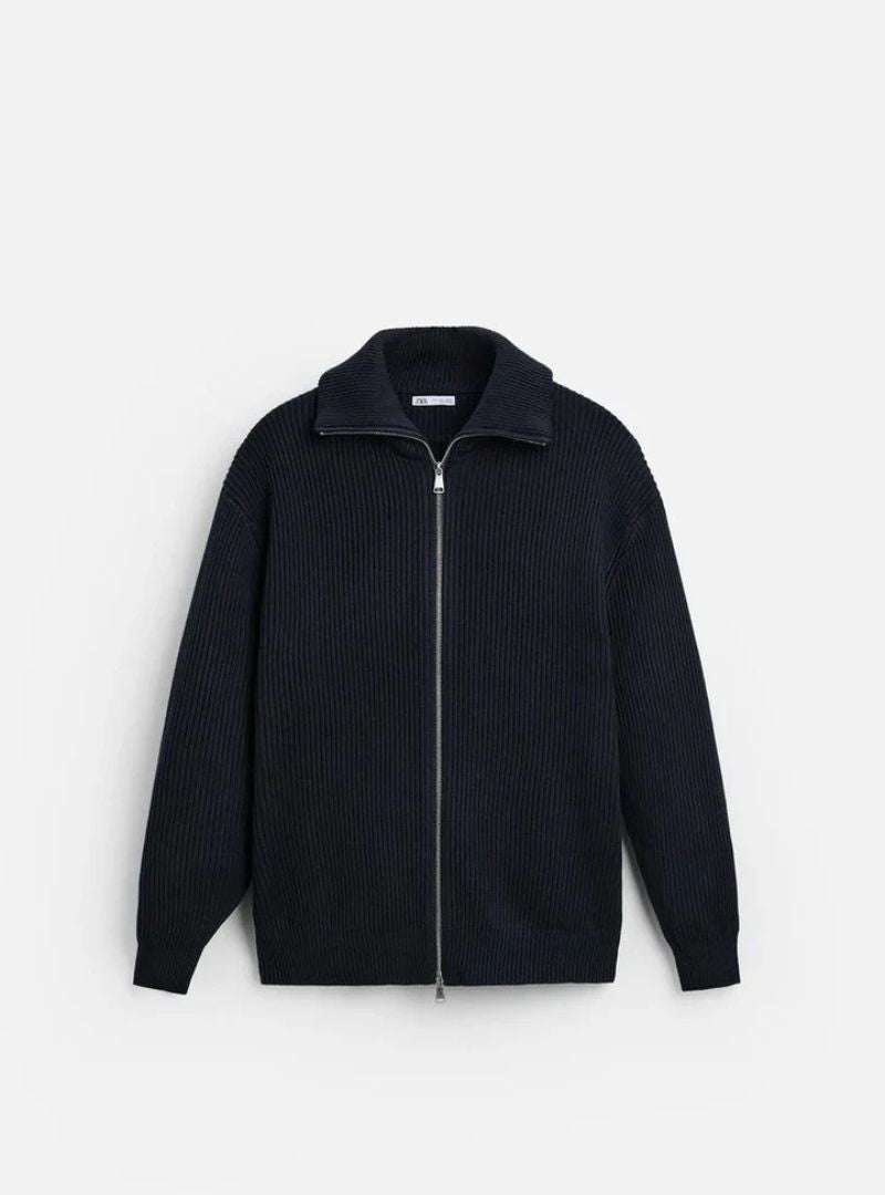 Burgos | Cárdigan con Forro y Cierre de Cremallera